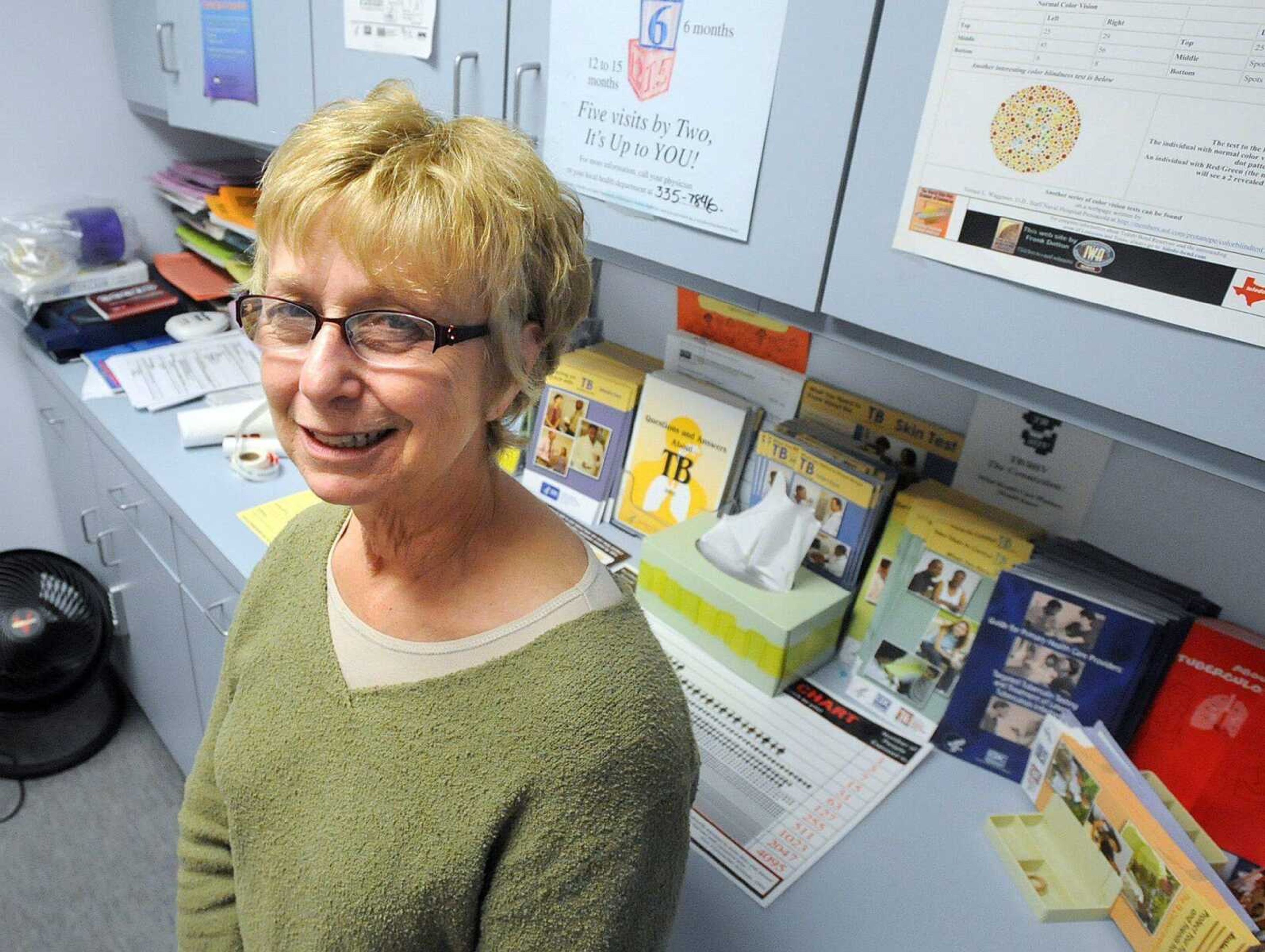 Jane Wernsman, director of the Cape Girardeau County Public Health Center, is seen in January 2013.