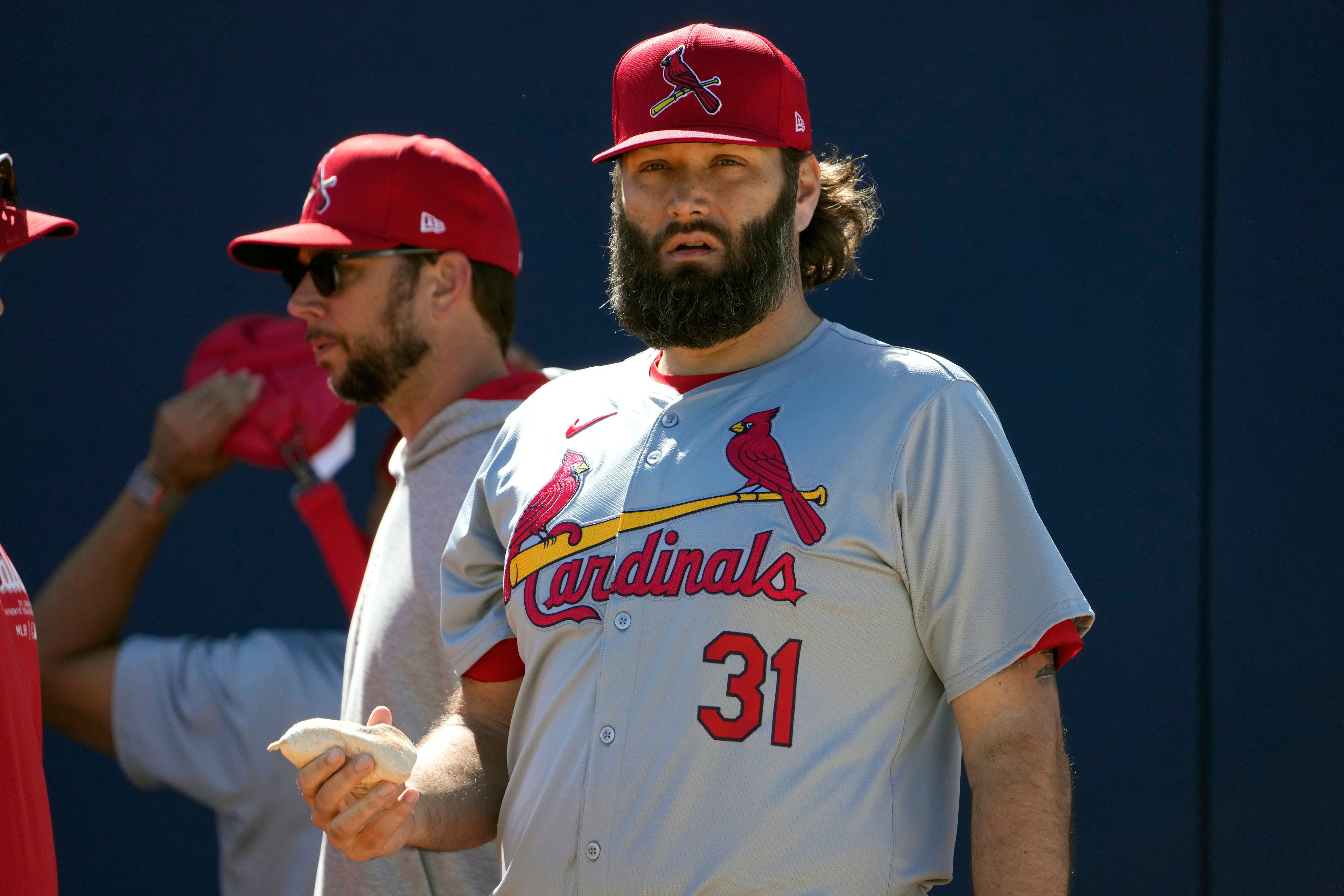 Lance Lynn tossed by umpire Ángel Hernández in spring training return to Cardinals