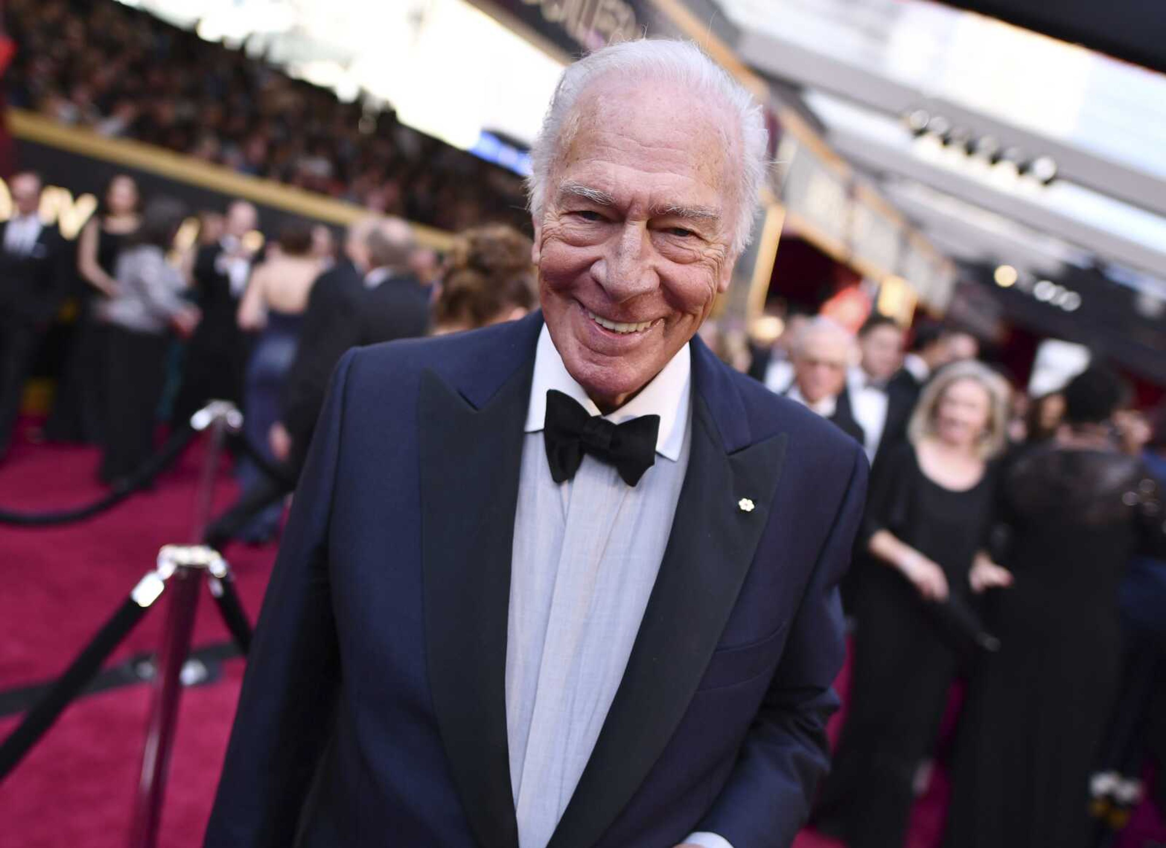 Christopher Plummer arrives at the Oscars on March 4, 2018, in Los Angeles.